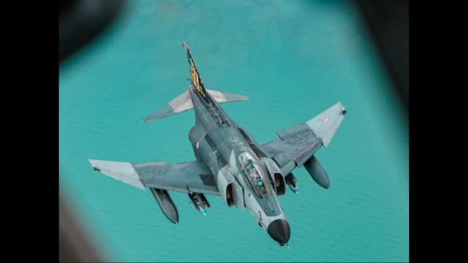 Ilustrasi F22 Raptor, jet tempur siluman generasi kelima AS