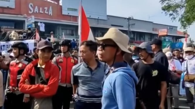Aksi Demo di Pati