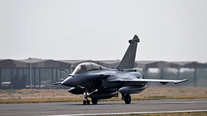 Penampakan Jet Tempur Rafale di India