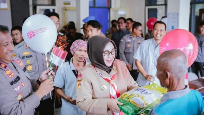 Wabup Lintarti Dukung Penuh Gerakan Pangan Murah Polresta Banyumas
