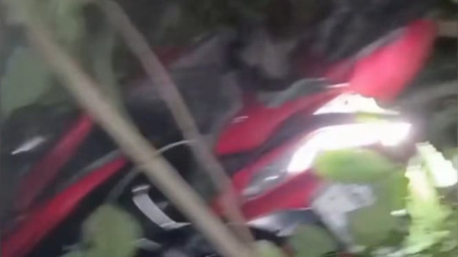 Kecelakaan Tunggal Motor Masuk Jurang di Desa Mojoagung Kendal