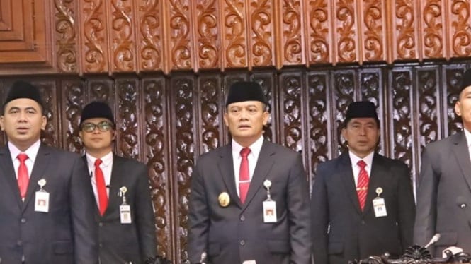 Prabowo Subianto saat sampaikan pidato kenegaraan