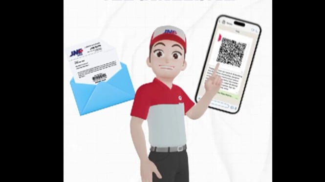 Ilustrasi peretasan data pelanggan JNE