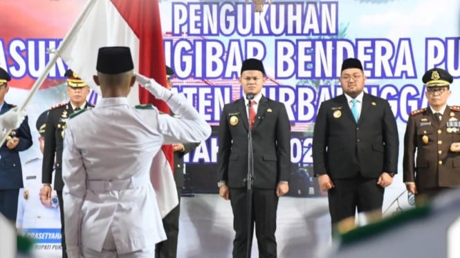 30 Anggota Paskibraka di Purbalingga Dikukuhkan