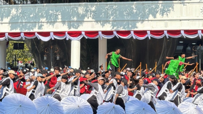 50 Penari dari Banyumas dalam HUT RI ke-80 di Istana Merdeka