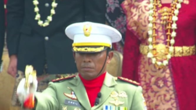 Kolonel Amril pimpin upacara HUT RI ke 80 di Istana Merdeka