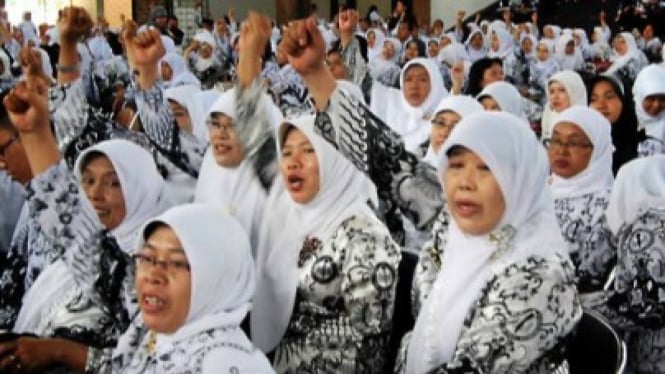Guru Honorer Minta Janji APBN 20% Pendidikan Segera Direalisasikan
