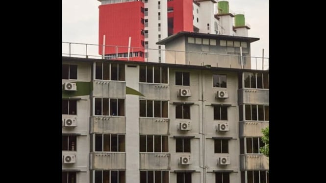 ilustrasi Lokasi jatuhnya bocah 5 tahun di apartemen Tamansari