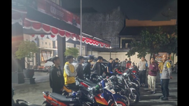 Patroli malam Polsek Kartasura amankan 15 motor brong