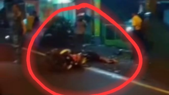 Kecelakaan 2 Sepeda Motor di Cilongok Banyumas