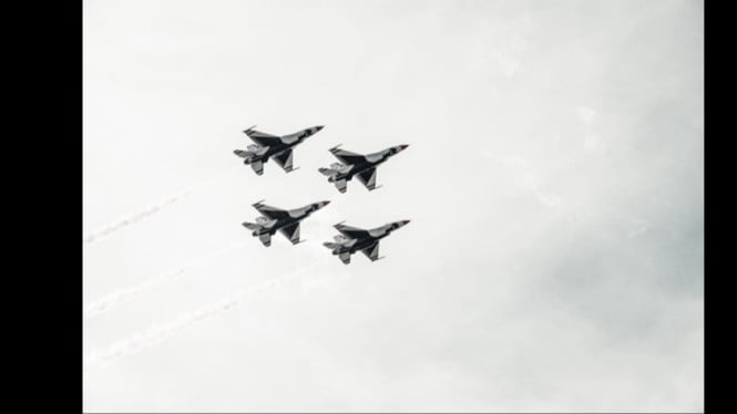 Ilustrasi F35 Lightning II, jet tempur efisien hemat bahan bakar