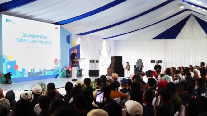 Groundbreaking Rumah Layak Huni Astra di Banyumas