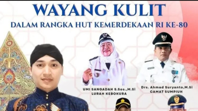 Pagelaran Wayang Kulit di Taman Kota Sumpiuh, Banyumas