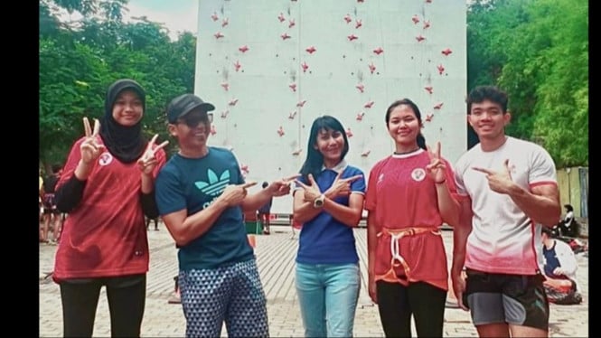 Kiromal Katibin, juara dunia speed climbing asal Batang