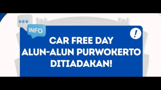 Car Free Day di Alun-alun Purwokerto