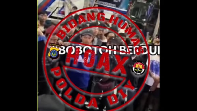 Polda DIY klarifikasi hoaks kericuhan suporter