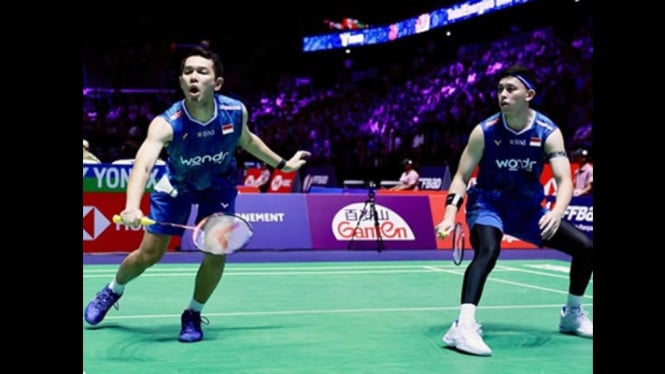 Fajar dan Rian rayakan kemenangan dramatis di Paris