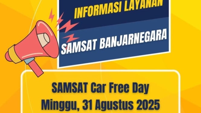 Layanan Samsat Banjarnegara di CFD Akhir Bulan Agustus Ditutup