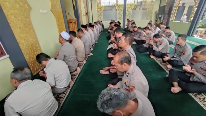 Polres Purbalingga Lakukan Salat Gaib untuk Almarhum Affan Kurniawan