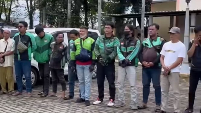 Ojol Purbalingga Gelar Doa Bersama untuk Almarhum Affan