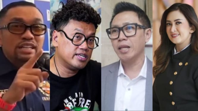 Kolase Ahmad Sahroni, Nafa Urbach, Eko Patrio dan Uya Kuya