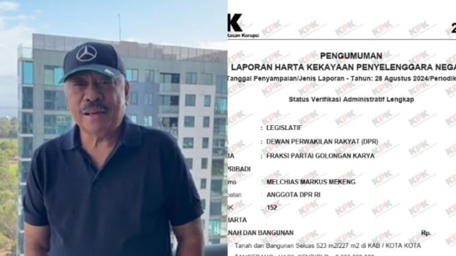 Harta Kekayaan Melchias Marcus Mekeng di LHKPN
