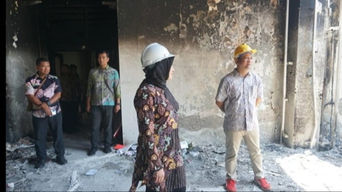 Wali Kota Pekalongan tinjau kerusakan gedung Pemkot