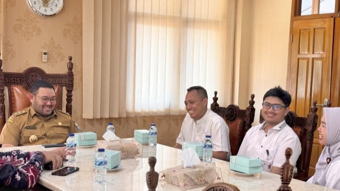Wabup Dimas Terima Kunjungan RS Ummu Hani Purbalingga