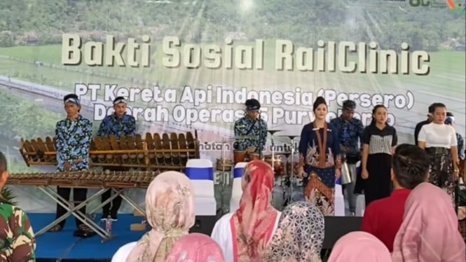PT ΚΑΙ Daop 5 Purwokerto Gelar Baksos Railclinic di Stasiun Kebasen