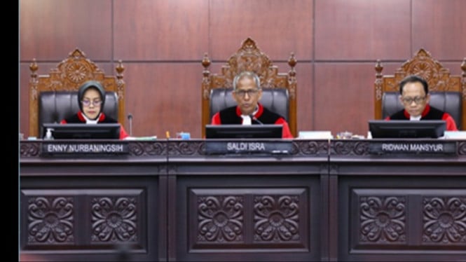 Sidang gugatan UU Pemilu di Mahkamah Konstitusi