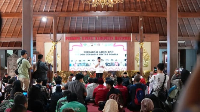 Pemkab Banyumas Gelar Deklarasi Damai dan Doa Bersama Lintas Agama