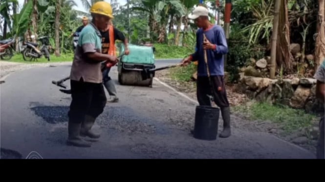 Perbaikan Jalan Ketapang-Gununglurah, Banyumas