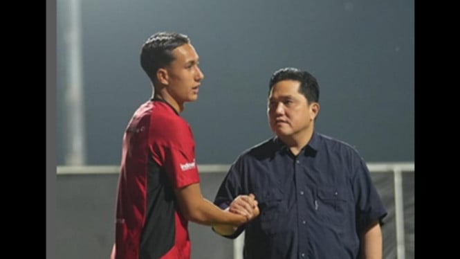 Patrick Kluivert pimpin latihan Timnas Indonesia