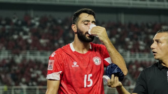 Pemain Lebanon Jihad Ayoub