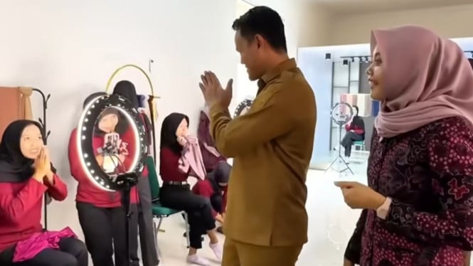 Kunjungan Bupati Fahmi ke Sekolah