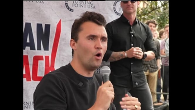 Charlie Kirk tewas ditembak di Utah Valley University