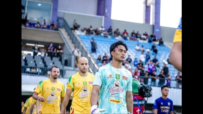 Ernando tantang Eliano soal janji bobol gawangnya