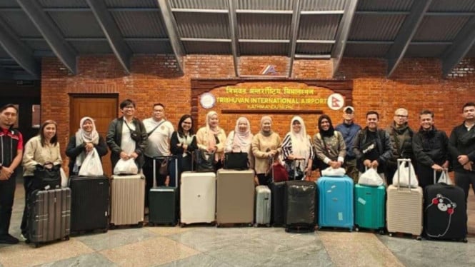 Belasan warga negara Indonesia pulang