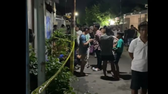 Polisi olah TKP penusukan Kudus
