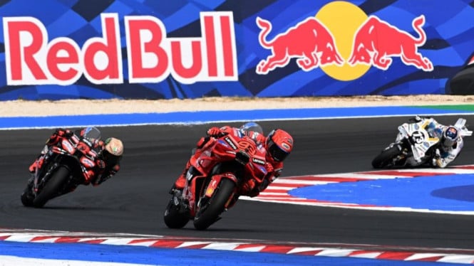 Marc Marquez finis terdepan di MotoGP San Marino 2025