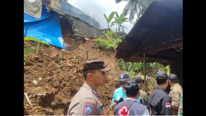 Bantuan Pemkab Purbalingga untuk korban longsor
