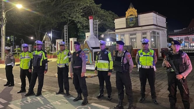 Polres Kebumen dan Personel Gabungan Gelar Patroli Cipta Kondisi
