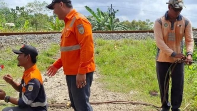 Perlintasan Liar di Kubangkangkung Cilacap Ditutup