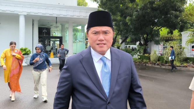 Erick Thohir di Kompleks Istana Kepresidenan, Jakarta Pusat