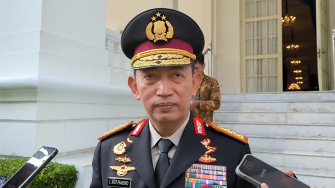 Kapolri Jenderal Listyo Sigit Prabowo di Istana Negara