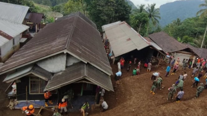 Kondisi Terkini Usai Longsor Susulan di Desa Sirau Karangmoncol