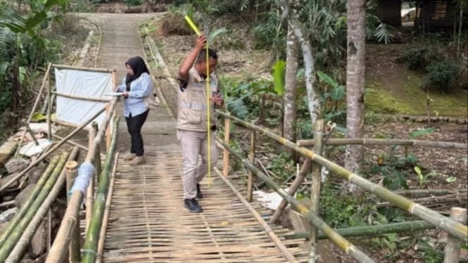 Tindak Lanjut Jembatan Longsor di Sungai Bringkeng Purbalingga
