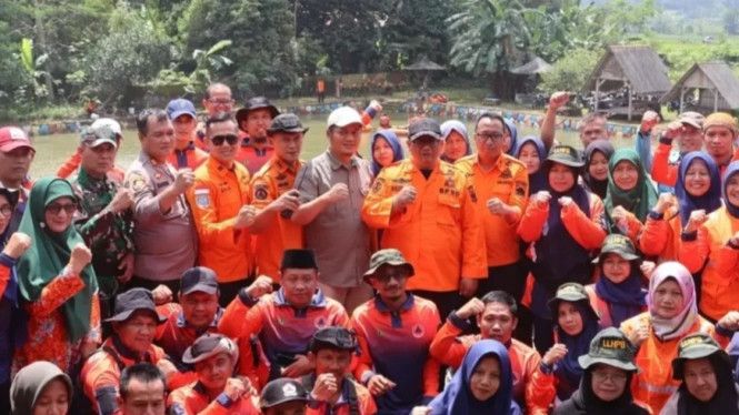 Pelatihan Sar di Embung Kanoman Ajibarang