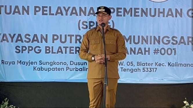 Resmikan Dapur MBG di Blater