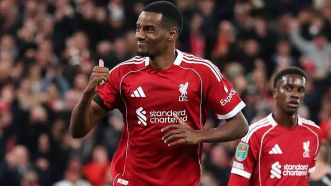 Penyerang Liverpool Alexander Isak